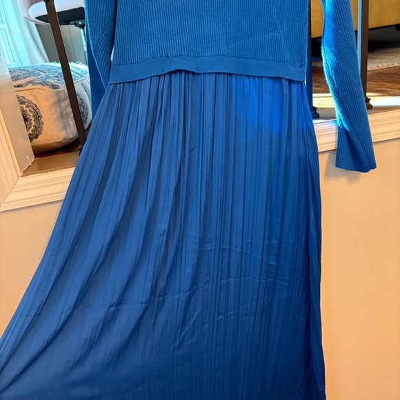 Thea Aqua Blue Sweater Dress - XL - Picture 5 of 5